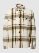 Minimum Overshirt mit Tartan-Karo Modell 'LETO' in Offwhite, Größe S