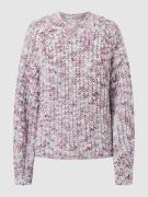 Selected Femme Pullover mit Woll-Anteil Modell 'Dallas' in Fuchsia Mel...