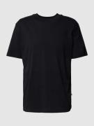SELECTED HOMME T-Shirt mit Rundhalsausschnitt in Black, Größe M