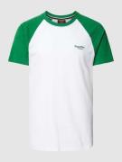Superdry T-Shirt mit Raglanärmeln Modell 'Essential Logo' in Weiss, Gr...
