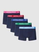 Jack & Jones Trunks mit elastischem Logo-Bund im 5er-Pack Modell 'NORM...