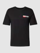 Jack & Jones T-Shirt mit Label-Print Modell 'CORP' in Black, Größe S