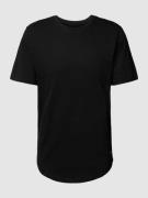 Jack & Jones T-Shirt mit abgerundetem Saum Modell 'ENOA' in Black, Grö...