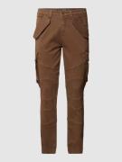 Alpha Industries Cargohose mit Label-Details Modell 'COMBAT' in Taupe,...