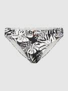 Banana Moon Bikini-Slip mit Animal-Print Modell 'DITA' in Black, Größe...