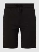 Lindbergh Regular Fit Shorts mit elastischem Bund in Black, Größe XL