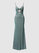 Luxuar Abendkleid im schimmernden Design in Mint, Größe 44