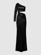 Luxuar Abendkleid mit Pailletten in Black, Größe 36