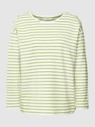 MAERZ Muenchen Sweatshirt mit Streifenmuster in Gruen, Größe 36