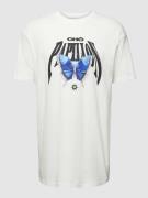 Mister Tee T-Shirt mit Motiv-Print Modell 'ORIGAMI' in Offwhite, Größe...