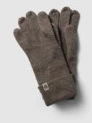 Roeckl Handschuhe mit Label-Detail in Taupe, Größe One Size
