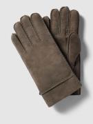 Roeckl Handschuhe mit Label-Detail in Mittelgrau, Größe 8,5
