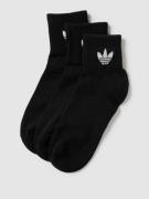 adidas Originals Socken mit Logo-Print im 3er-Pack in Black, Größe 37/...