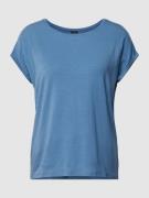 Vero Moda T-Shirt mit Kappärmeln Modell 'AVA PLAIN' in Blau, Größe L