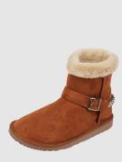 Only Boots in Leder-Optik Modell 'Breeze' in Cognac, Größe 36