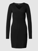 Only Knielanges Kleid in Wickel-Optik Modell 'SIMONE' in Black, Größe ...