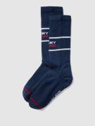 Tommy Jeans Socken mit Label-Schriftzug in Marine, Größe 35/38