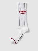 Tommy Jeans Socken mit Label-Details in Weiss, Größe 39/42