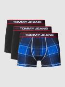 Tommy Jeans Trunks mit Label-Bund Modell 'NEW YORK' im 3er-Pack in Bla...