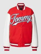 Tommy Jeans College-Jacke mit Label-Stitching Modell 'LETTERMAN' in He...