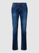 Tommy Jeans Slim Fit Jeans mit Label-Stitching Modell 'SCANTON' in Jea...