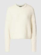 Pieces Strickpullover mit Woll-Anteil Modell 'NATHERINE' in Offwhite M...