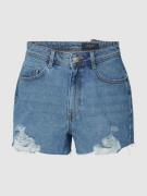 Noisy May Jeansshorts im Destroyed-Look Modell 'DREW' in Jeansblau, Gr...