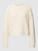 Noisy May Strickpullover mit Strukturmuster Modell 'SASSY' in Offwhite...