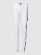 MAC Slim Fit Jeans mit Label-Patch in Weiss, Größe 32/30