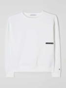 Calvin Klein Jeans Sweatshirt mit Logo in Weiss, Größe 140