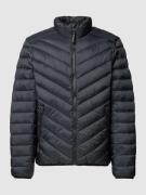 Tom Tailor Steppjacke mit Strukturmuster in Black, Größe XXL