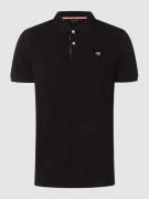 Tom Tailor Poloshirt mit Logo-Stitching Modell 'Basic' in Black, Größe...
