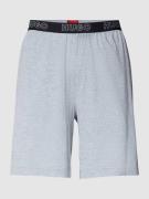 HUGO Shorts mit elastischem Logo-Bund Modell 'Unite Short' in Mittelgr...