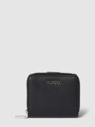 HUGO Portemonnaie mit Label-Applikation Modell 'CHRIS' in Black, Größe...
