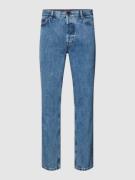 HUGO Straight Leg Jeans mit Stitching-Detail Modell 'HUGO 634' in Jean...