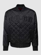 HUGO Jacke mit Label-Detail in Black, Größe M