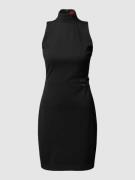 HUGO Kleid mit Label-Detail Modell 'Kirine' in Black, Größe 44