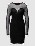 HUGO Kleid aus Viskose-Mix Modell 'Salstery' in Black, Größe M