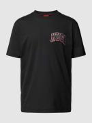 HUGO T-Shirt mit Label-Stitching Modell 'Dasko' in Black, Größe S