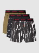 HUGO Boxershorts mit elastischem Label-Bund im 3er-Pack in Oliv, Größe...