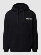 Napapijri Hoodie mit Logo-Print Modell 'QUITO' in Black, Größe S