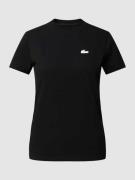 Lacoste Sport T-Shirt mit Logo-Patch in Black, Größe 38