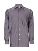 OLYMP Regular Fit Business-Hemd aus Batist in Anthrazit, Größe 39