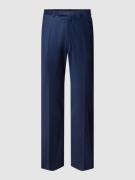 DIGEL Slim Fit Anzughose mit Bügelfalten Modell 'Falk' in Blau, Größe ...