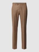 DIGEL Slim Fit Anzughose mit Knopfverschluss Modell 'Franco' in Mittel...