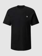 Tom Tailor Denim T-Shirt mit Strukturmuster in Black, Größe S