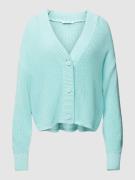 Tom Tailor Denim Cardigan mit tiefem V-Ausschnitt in Mint, Größe S