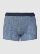 Schiesser Trunks mit elastischem Bund Modell 'FINE INTERLOCK' in Blau,...