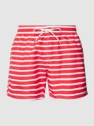 Schiesser Badehose mit Label-Applikation Modell 'SUBMERGED' in Rot, Gr...