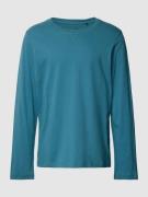 Schiesser Longsleeve im unifarbenen Design Modell 'Mix+Relax' in Rauch...